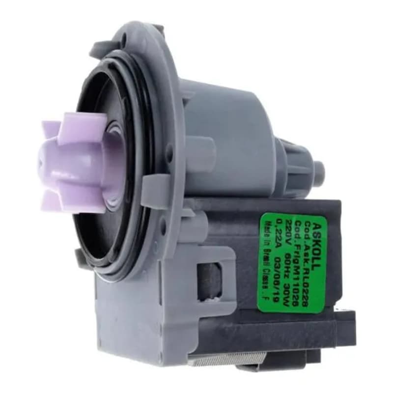 Venta de bomba de agua Askoll original para lavadoras en Villa El Salvador.